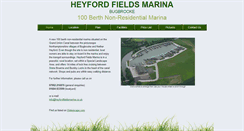 Desktop Screenshot of heyfordfieldsmarina.co.uk